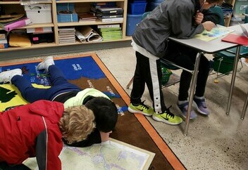 Grade 5 Photos - Discovering Mapping